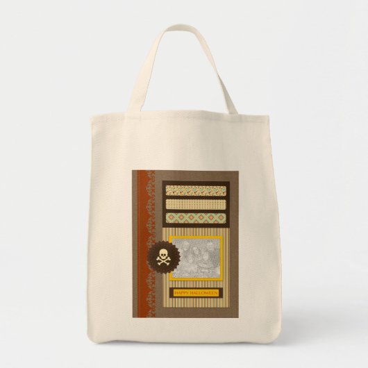 happy halloween ( scrapbook ) tote bag (Voorkant)