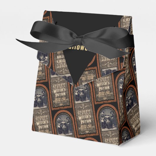 Happy Halloween  "SECRET WITCHES POTION" Bedankdoosjes (Voorkant Zijde)