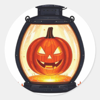 Happy Halloween Series 5 - Pumpkin Lantern Sticker