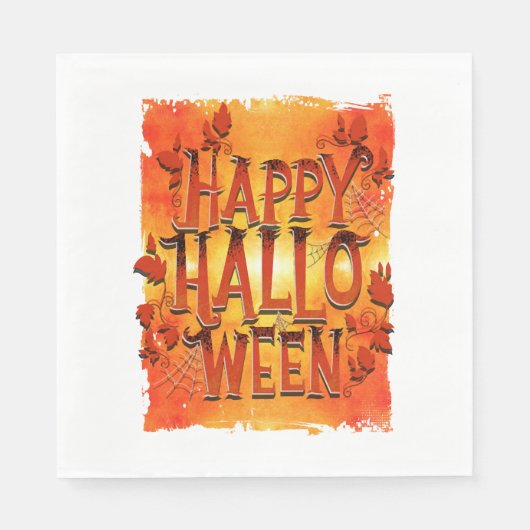 Happy Halloween Servet (Voorkant)