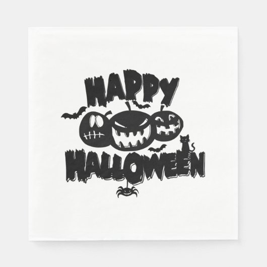 Happy Halloween Servet (Voorkant)