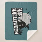 Happy Halloween Sherpa Deken (Voorkant)