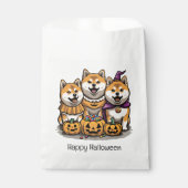 Happy Halloween Shiba Inu Dogs Bedankzakje (Voorkant)
