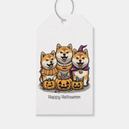 Happy Halloween Shiba Inu Dogs Cadeaulabel