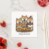 Happy Halloween Shiba Inu Dogs Servet (Insitu)