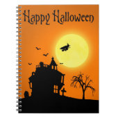Happy Halloween Silhouette Landscape Notitieboek (Voorkant)