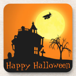 Happy Halloween Silhouette Landscape Onderzetter