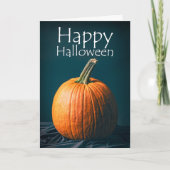 Happy Halloween Simple Pumpkin Still Life Feestdagen Kaart (Voorkant)