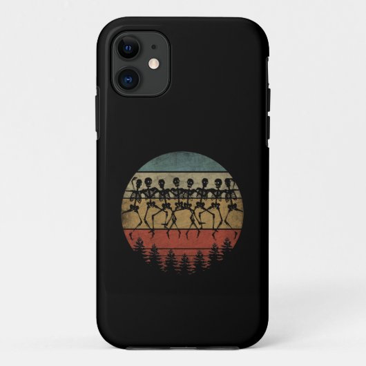 HAPPY HALLOWEEN SKELETON DANCE Case-Mate iPhone CASE (Achterkant)