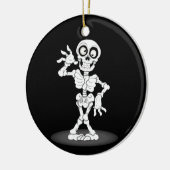 Happy Halloween Skeleton Keramisch Ornament (Links)