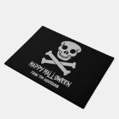 Happy Halloween Skull en Botten Doormat Deurmat (Schuin)