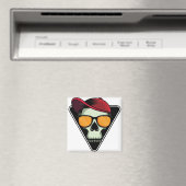 Happy halloween skull magneet (Insitu (Vaatwasser))