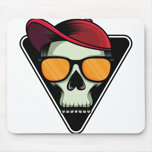 Happy halloween skull muismat (Voorkant)