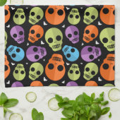 Happy Halloween Skull Pattern Theedoek (Gevouwen)