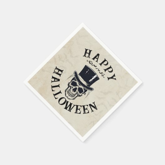 Happy Halloween Skull Servet (Hoek)