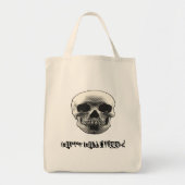 Happy Halloween Skull Tote Bag (Voorkant)