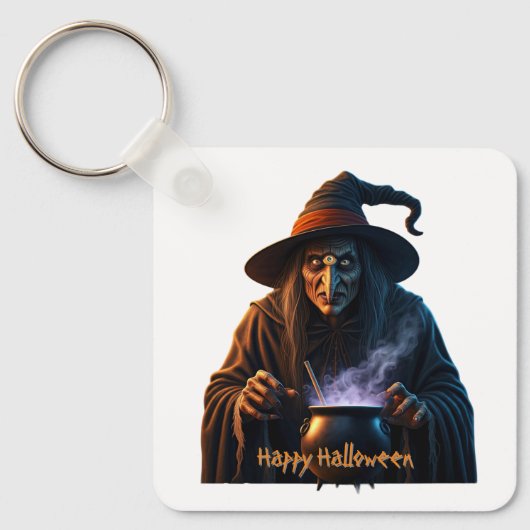 Happy Halloween Sleutelhanger (Voorkant)