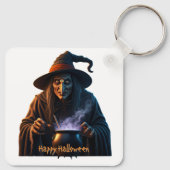 Happy Halloween Sleutelhanger (Achterkant)