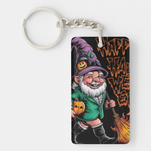 Happy Halloween Sleutelhanger (Voorkant)