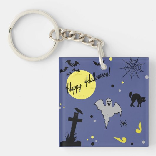 Happy Halloween Sleutelhanger (voorkant)