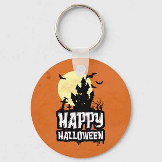 Happy Halloween Sleutelhanger (Voorkant)