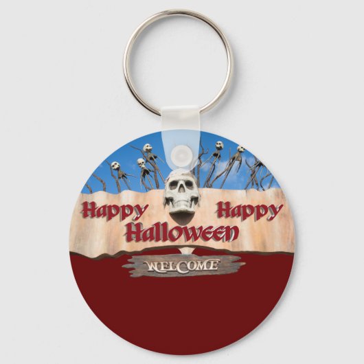 Happy Halloween Sleutelhanger (Voorkant)