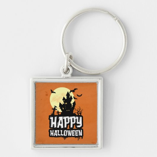 Happy Halloween Sleutelhanger (Voorkant)