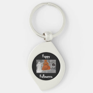 Happy Halloween Sleutelhanger