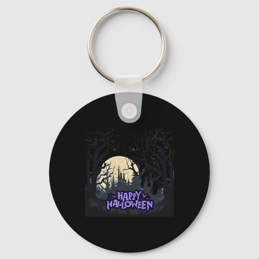 Happy Halloween Sleutelhanger (Voorkant)