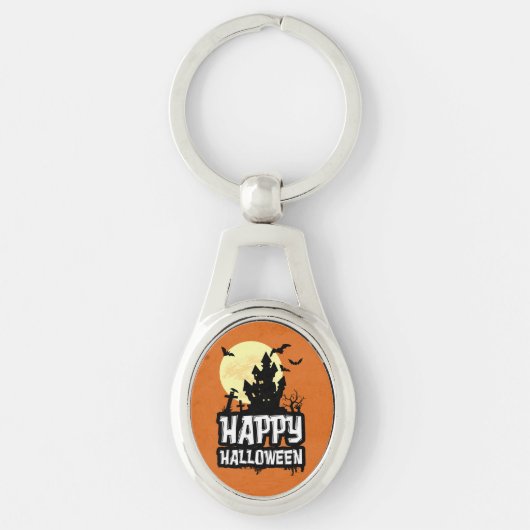 Happy Halloween Sleutelhanger (Voorkant)