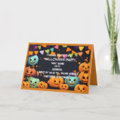 Happy Halloween Smiling Pumpkin Party (Voorkant)