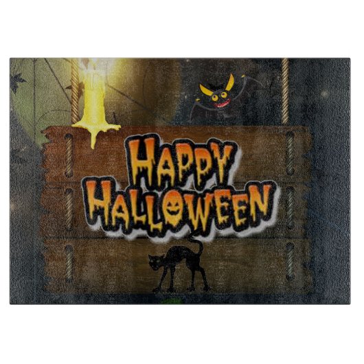 Happy Halloween Snijplank (Voorkant)