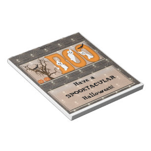 Happy Halloween Snoep Bar Wrapper Party Favor Notitieblok