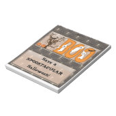 Happy Halloween Snoep Bar Wrapper Party Favor Notitieblok (Linkerzijde)