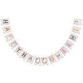 Happy Halloween Snoep Bunting Banner - personalise (Alle)