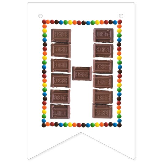 Happy Halloween Snoep Bunting Banner - personalise (Eerste vlag)