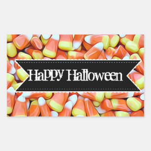 Happy Halloween Snoep Candy Corn Stickers