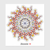 Happy Halloween Snoep Collage Sticker (Vel)