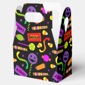 Happy Halloween Snoep Pattern Bedankdoosjes (Geopend)