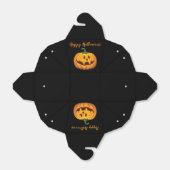 Happy Halloween Snoep Pattern-pleisterbox Bedankdoosjes (Uitgevouwen)