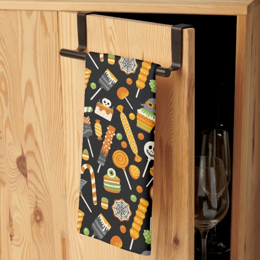 Happy Halloween Snoep Theedoek (Derde Gevouwen)