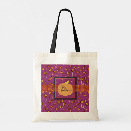 Happy Halloween Snoep Tote Bag (Achterkant)