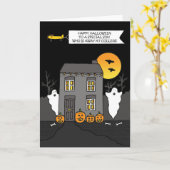 Happy Halloween Son Away op College Kaart (Gele Bloem)