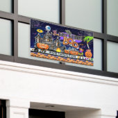 Happy Halloween! Spandoek (Buitenkant Gebouw)