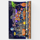 Happy Halloween! Spandoek (Verticaal)