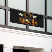 Happy Halloween Spandoek (Buitenkant Gebouw)