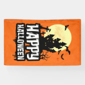Happy Halloween Spandoek (Horizontaal)