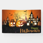 Happy Halloween Spandoek (Horizontaal)