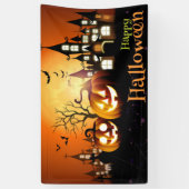Happy Halloween Spandoek (Verticaal)