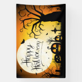 Happy Halloween Spandoek (Verticaal)